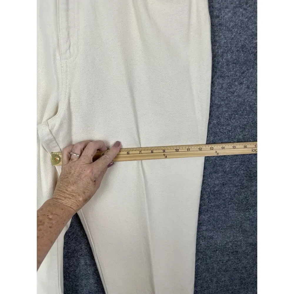 Lauren Jeans Co.‎ Women's Size 14 Cream Off Ivory Relaxed Ankle